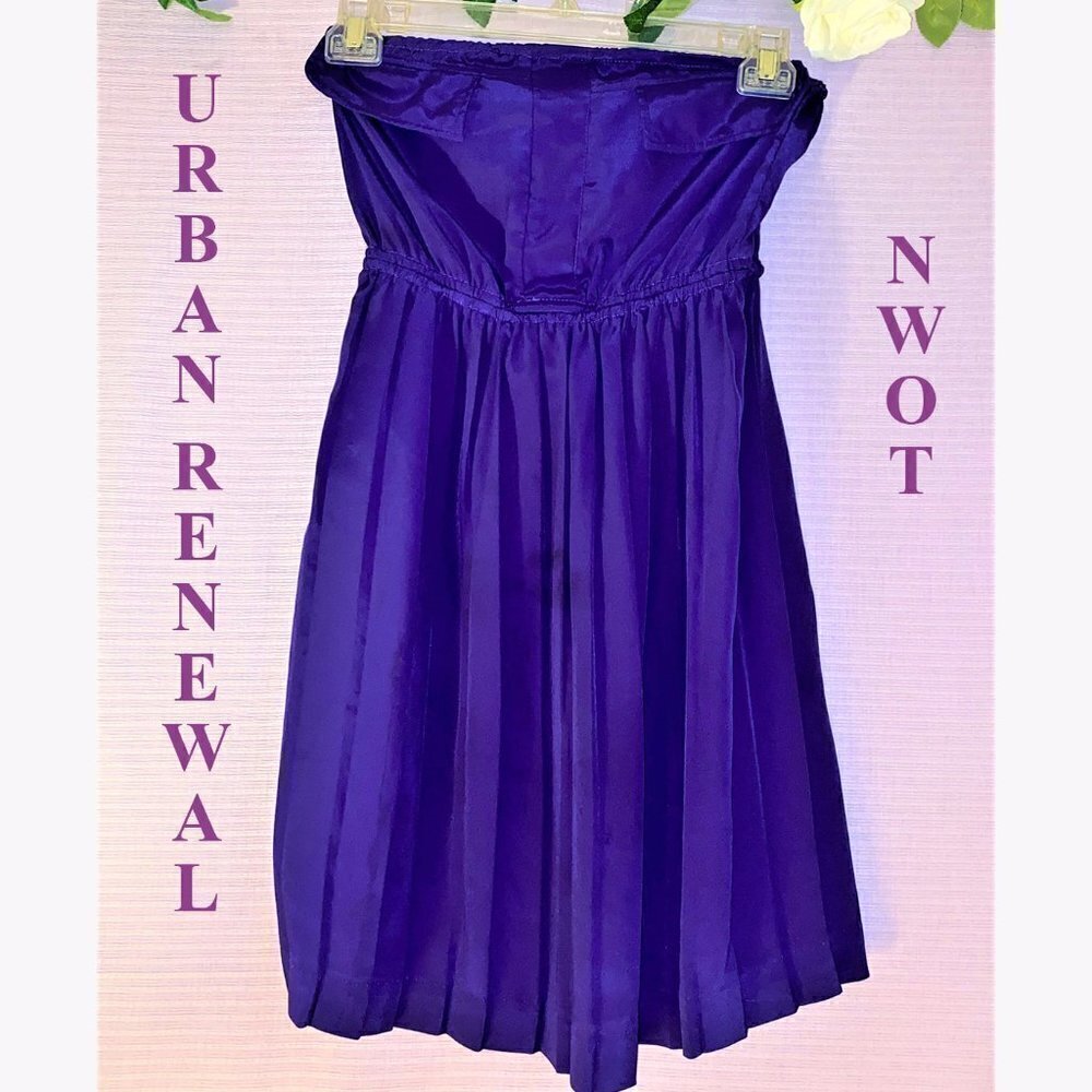 New Without Tags Urban Renewal Purple Halter  Dress or Top Size Small to…